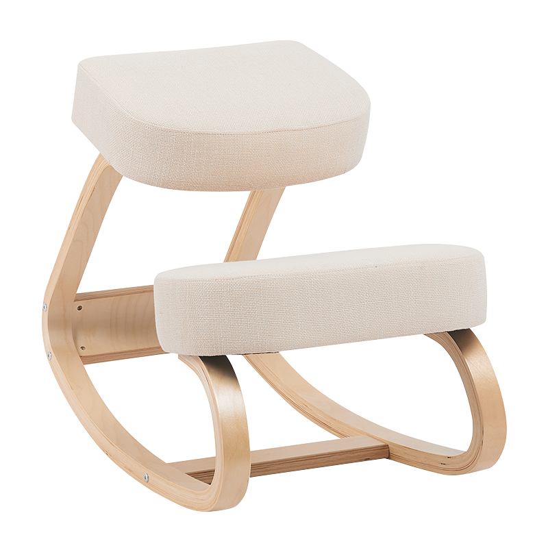 Beige Ergonominen puinen keinutuoli (GY-040)