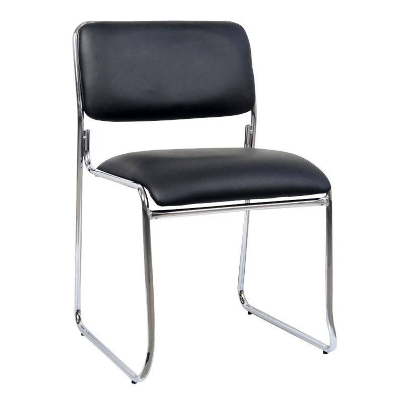 Matala selkänojan yksinkertainen nahkaistuin vastaanottoon (Y-1834)