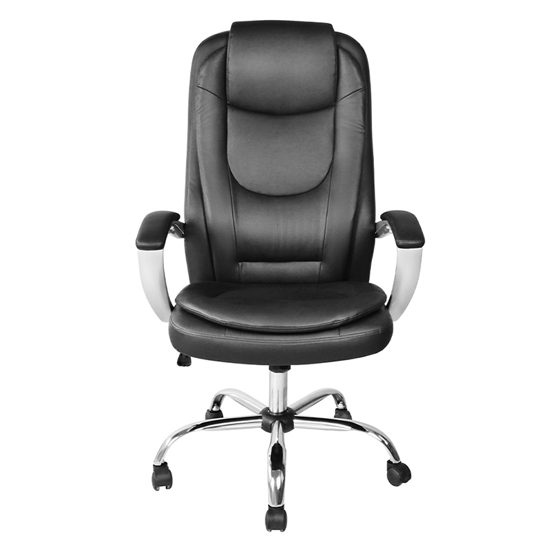 Korkeaselkäinen toimistotuoli maalatulla pehmusteella käsinojalla (M-6123)