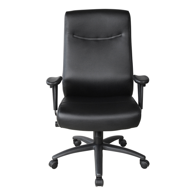 Korkeaselkäinen PU-säädettävä käsinojallinen toimistotuoli (Y-2821)