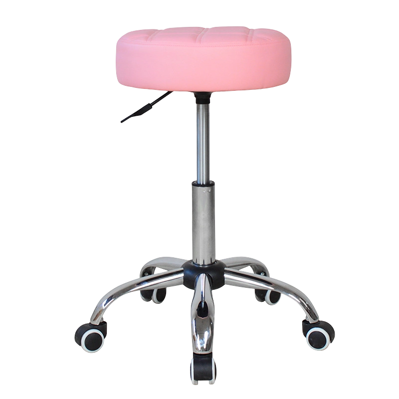 Kääntyvät yksinkertaiset nahkaiset pyöreät salonkituolit (GY-1007)